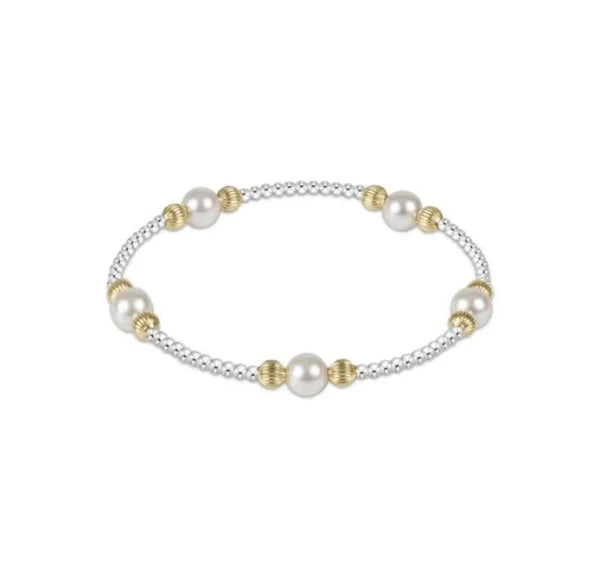 Enewton | Purpose Dignity Pearl 6mm Bracelet- Mixed Metal
