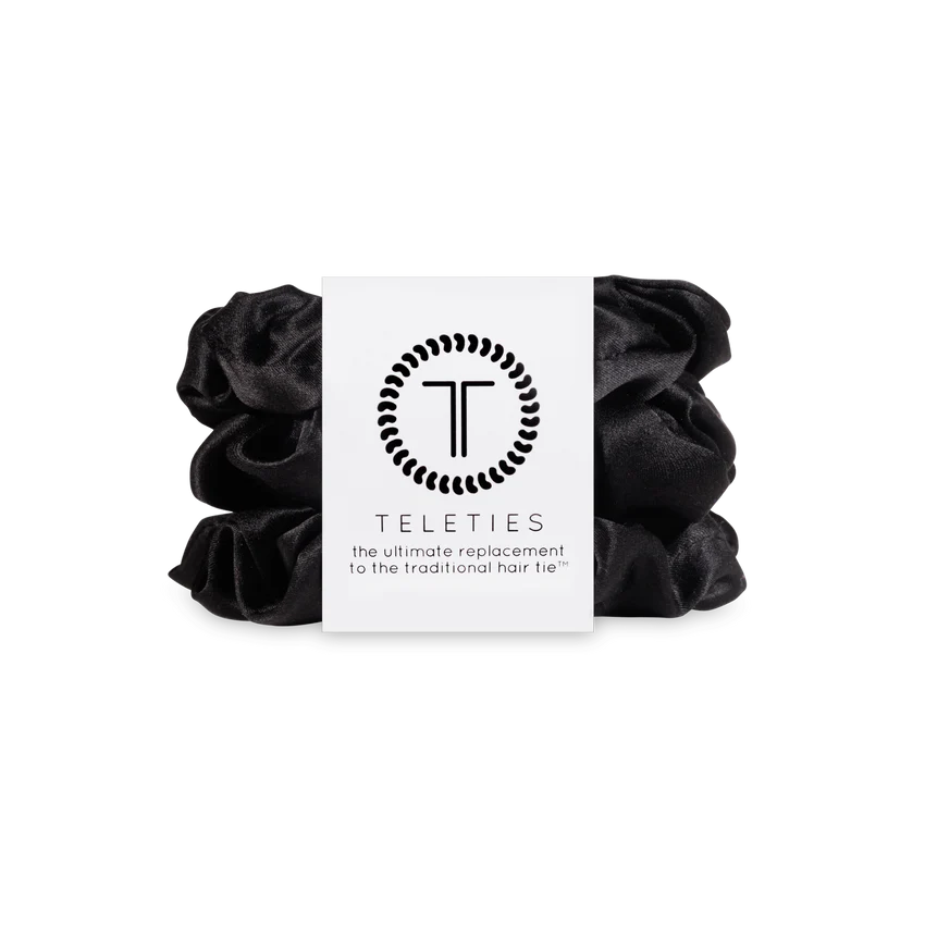 Teleties - Jet Black Scrunchie