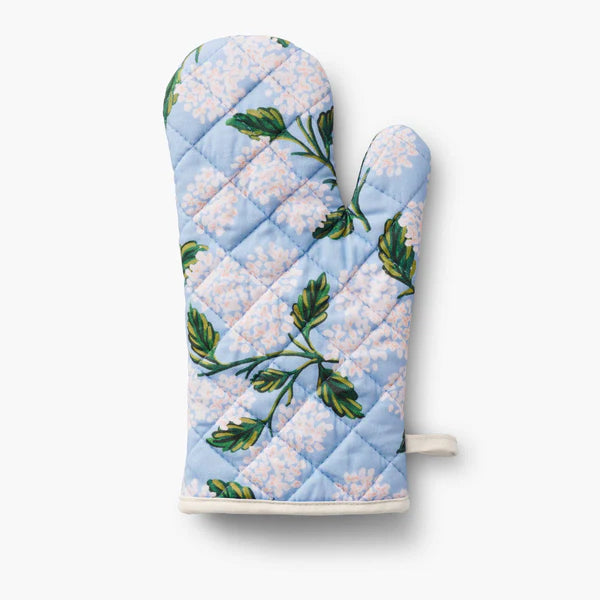 Hydrangea Oven Mitt