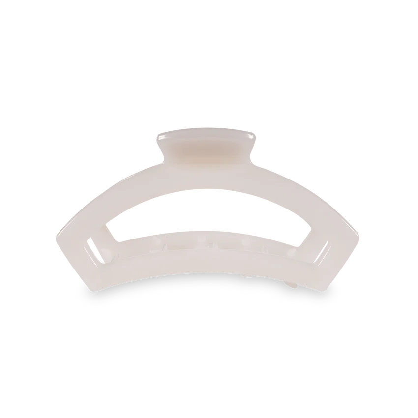 Teleties - Open Coconut White Medium Clip