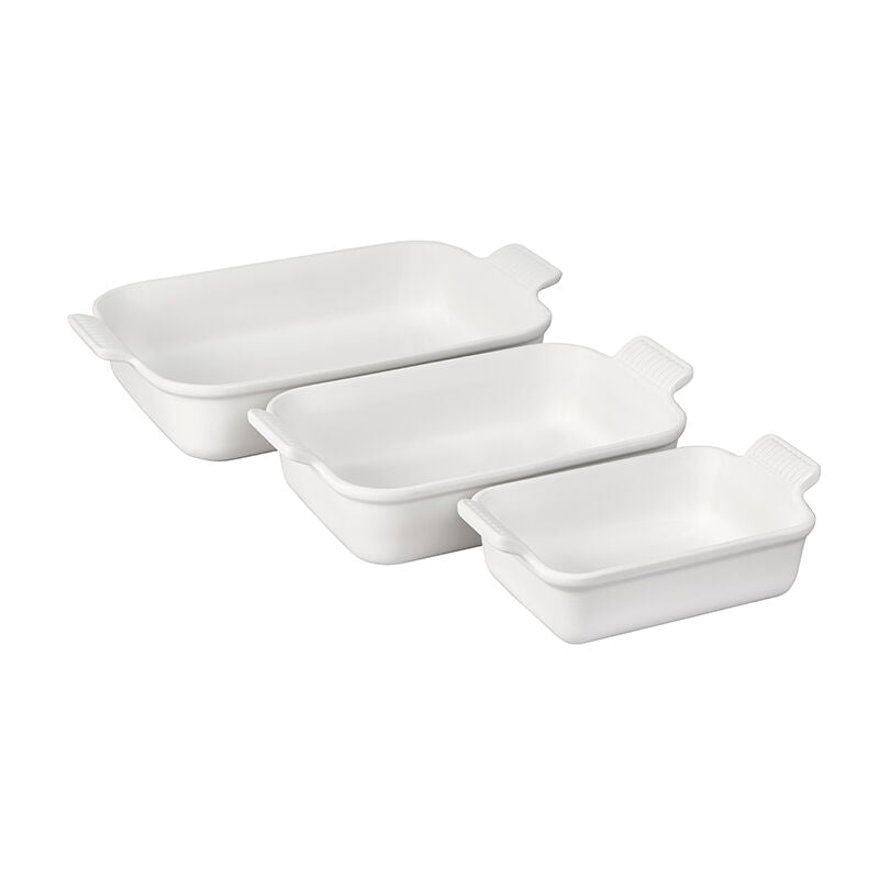 Heritage 3-Piece Rectangular Baking Dish Set