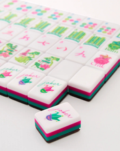 Load image into Gallery viewer, Glow Wild Mahjong Tiles | Luxury 160-Piece Acrylic Mahjong Set
