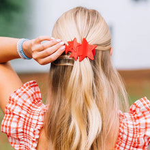 Load image into Gallery viewer, Red Shooting Star Flat Hair Clip
