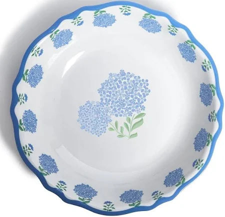 Hydrangea Melamine Bowl
