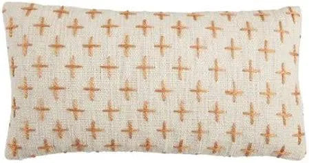 Lumbar Embroidered Pillow