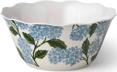 Hydrangea Melamine Serving Bowl