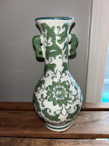 Green Countryside Vase