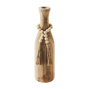 Tassel Paulowina Beaded Vase