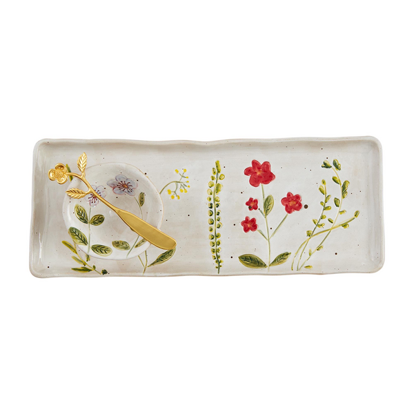 Flower Tray and Dip Set