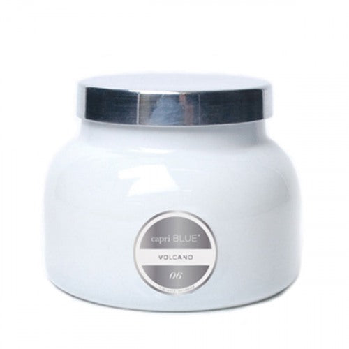 White Signature Jar Volcano Candle 19 oz.