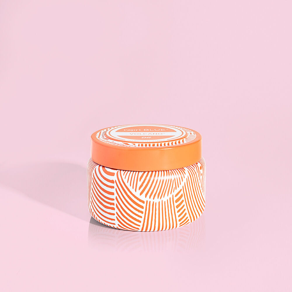 Tangerine Printed Candle